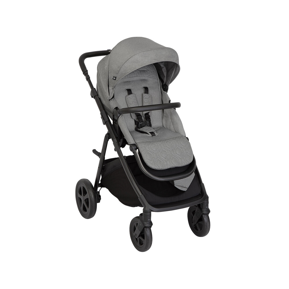 Carucior pentru copii multifunctional 3 in 1 Graco Near2Me DLX Ash (Carucior Near2Me DLX + Landou Near2Me DLX + Scoica SnugLite)