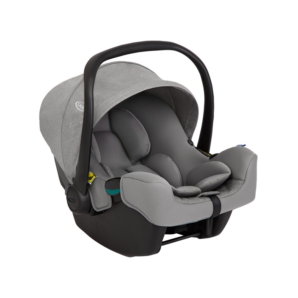 Carucior pentru copii multifunctional 3 in 1 Graco Near2Me DLX Ash (Carucior Near2Me DLX + Landou Near2Me DLX + Scoica SnugLite)