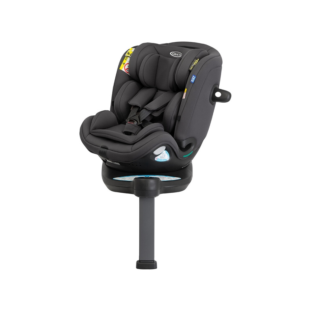 Scaun auto Graco Turn2Me Grow Iron, 40-125 cm, certificata R129 si testat ADAC