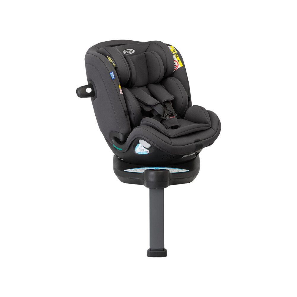 Scaun auto Graco Turn2Me Grow Iron, 40-125 cm, certificata R129 si testat ADAC