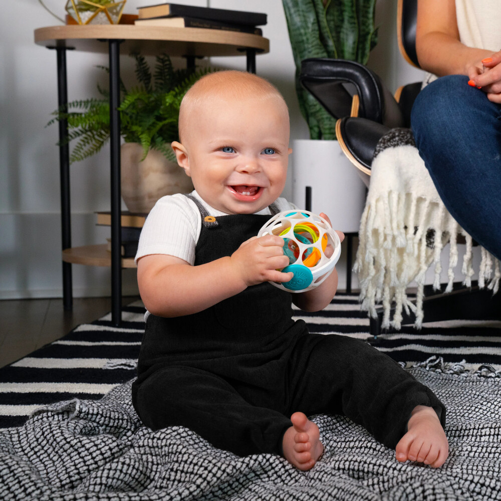 Minge zornaitoare Baby Einstein Oball Grip & Spin