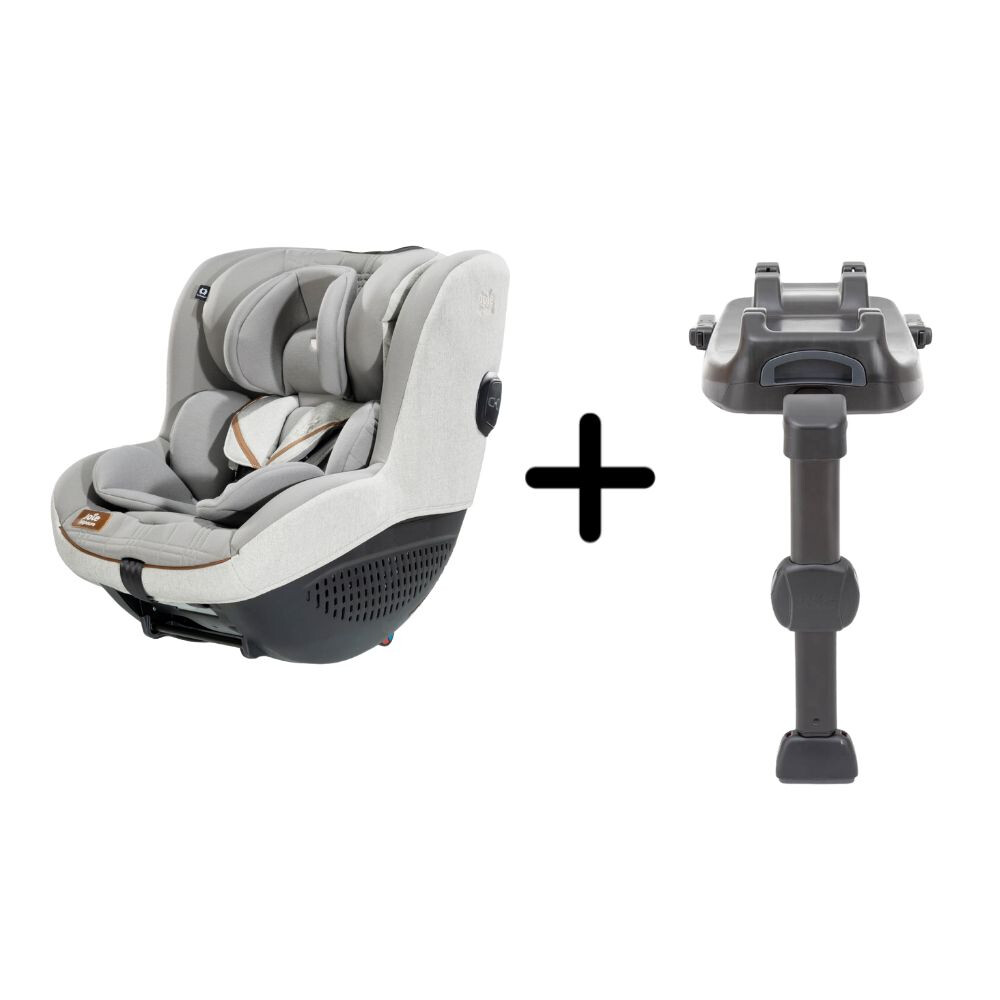 Joie - Set scaun auto i-Quest Signature Oyster, 40-105 cm + Baza i-Size i-Base LX 2 