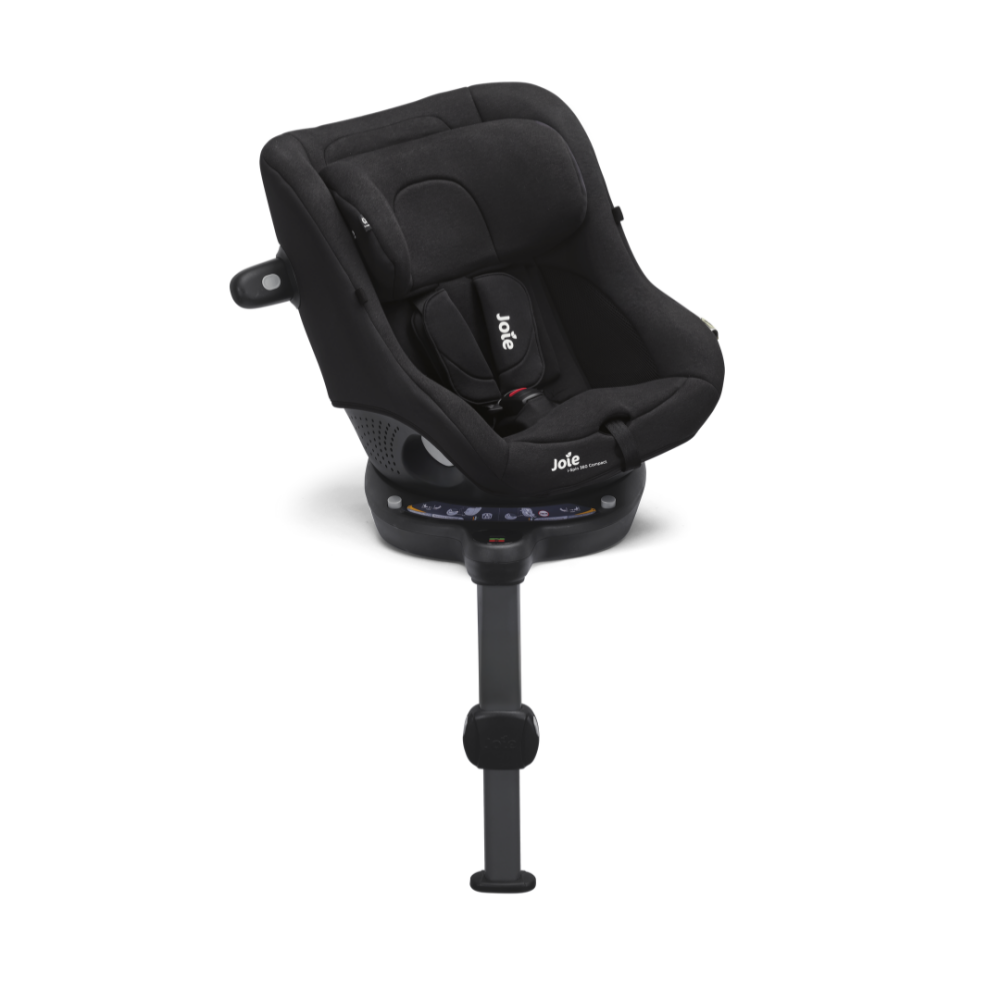 Scaun auto Joie i-Spin 360° Compact Raven, 61-105 cm, certificat R129