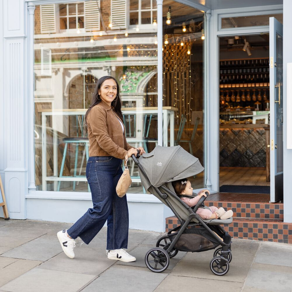 Carucior pentru copii ultracompact Joie Parcel LX, nastere - 22 kg, Signature Eclipse