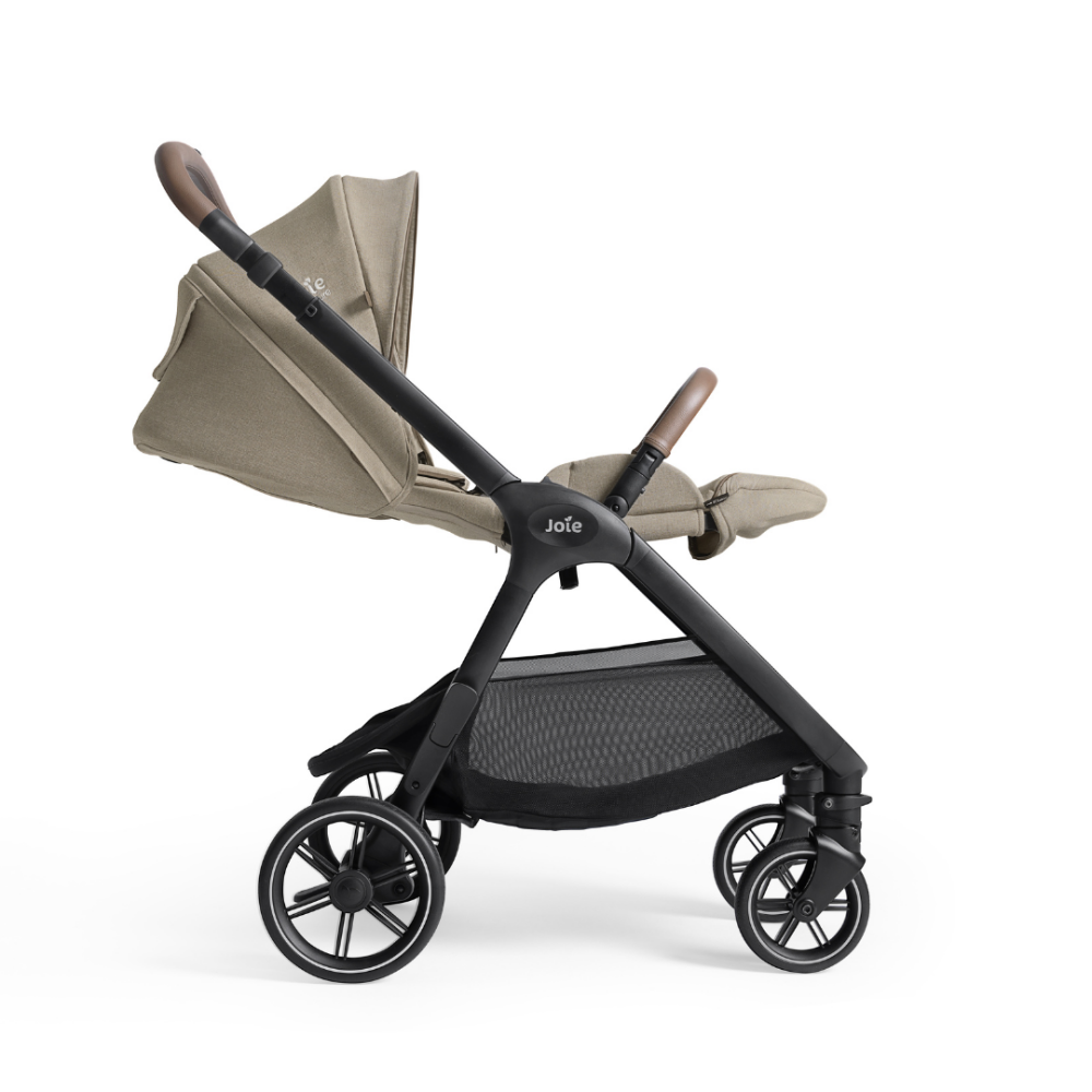 Carucior pentru copii multifunctional 3 in 1 Joie Valora Signature Sandstone (Carucior Valora + Landou Ramble XL + scoica i-Starter)