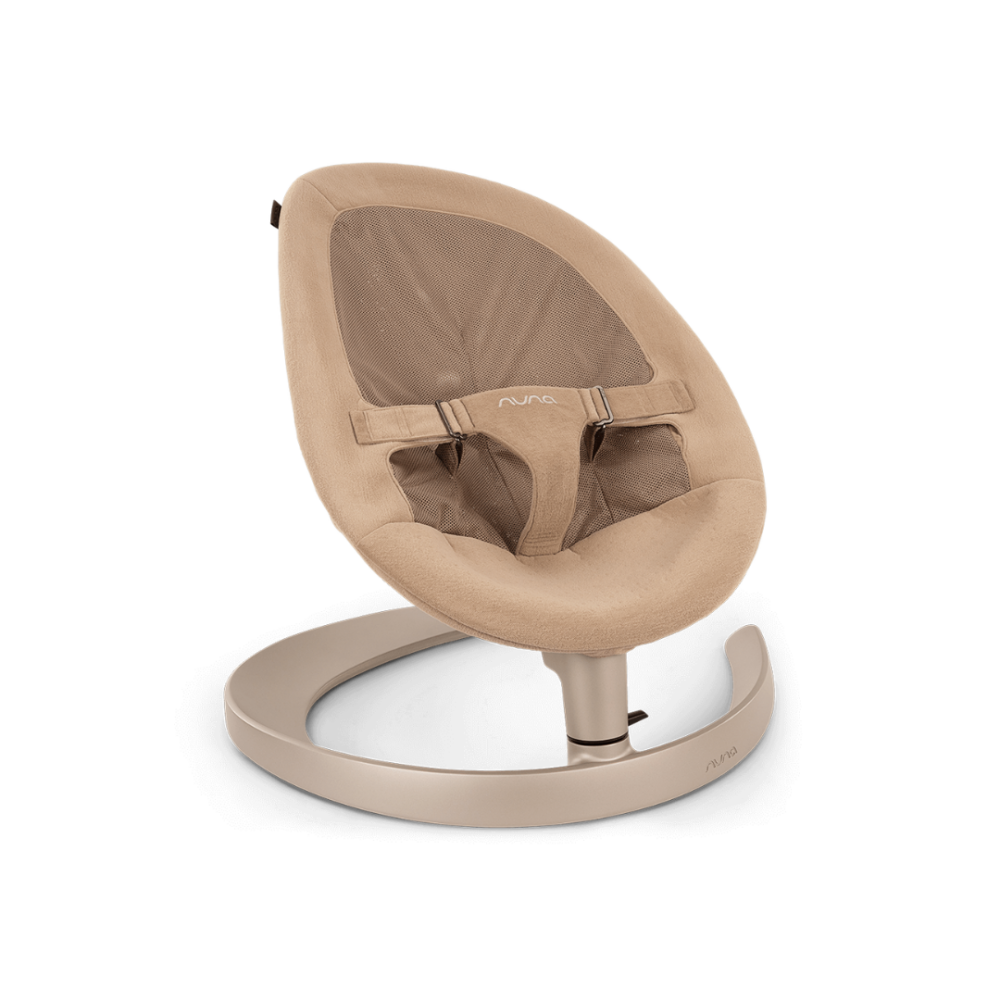 Balansoar pentru copii, cu bara de jucarii inclusa, Nuna LEAF Grow Teddy