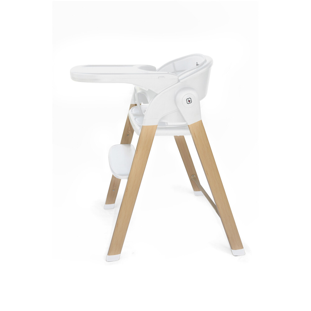Scaun de masa transformabil BabyGo Levels, Alb