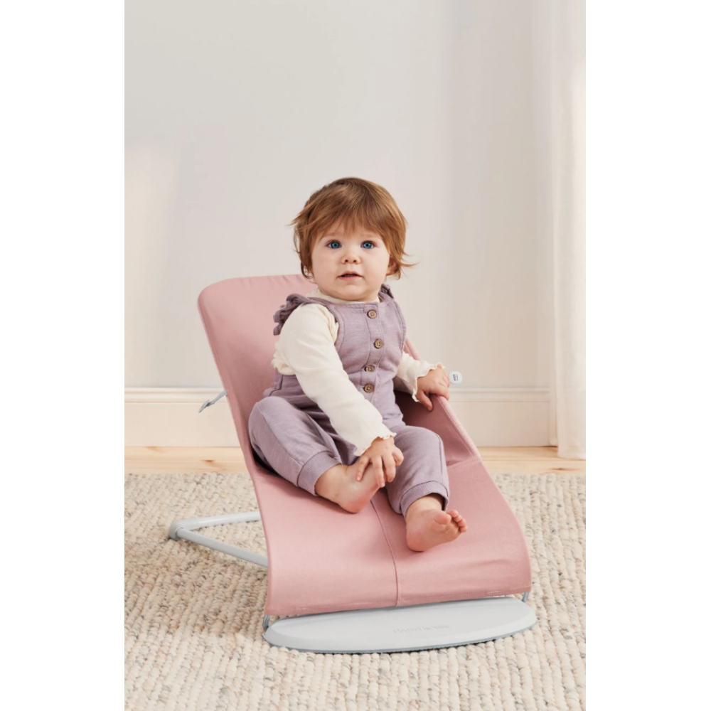 Balansoar din Jersey pentru copii BabyBjorn Bliss, Light Pink 3D