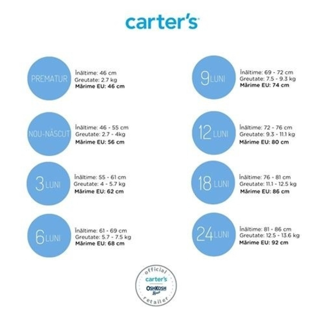 Carter’s Set 2 piese tricou & colanți Floral