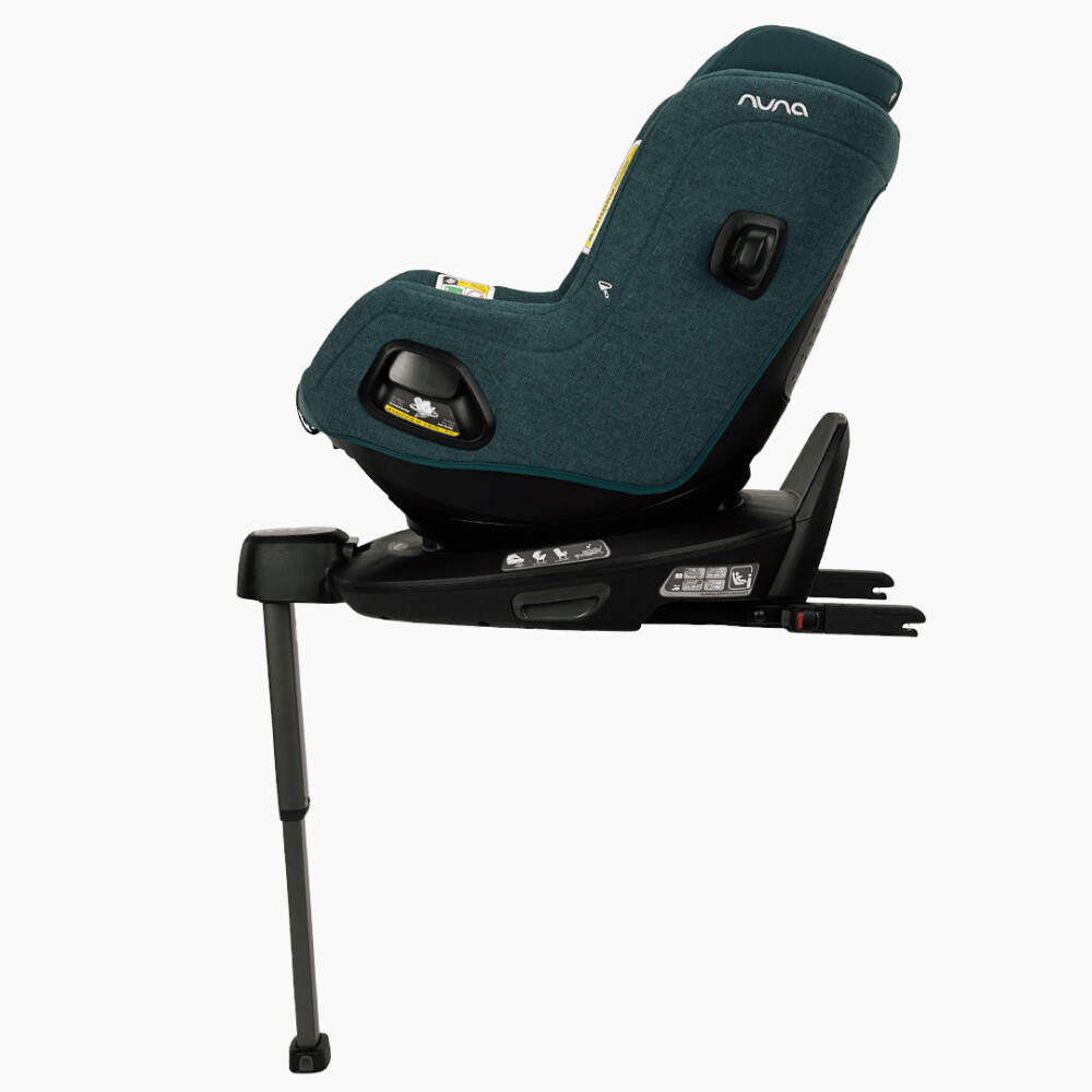 Set Scaun auto pentru copii rotativ Nuna i-Size TODL next Lagoon, 40-105 cm + Baza isofix BASE next i-Size pentru TODL next, testat ADAC