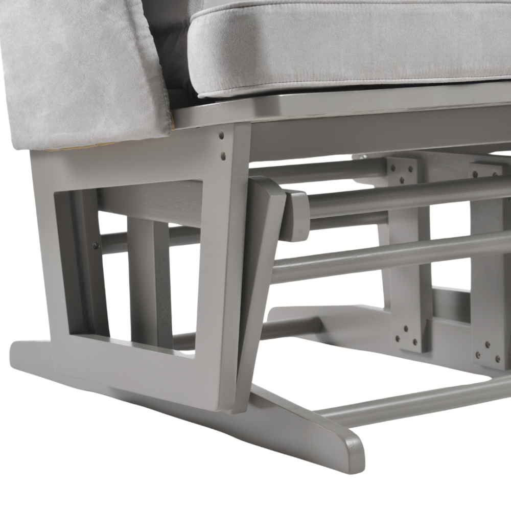Fotoliu reglabil pentru alaptare, cu suport de picioare inclus, ONINO CALM.me Classic, Pearl Gray
