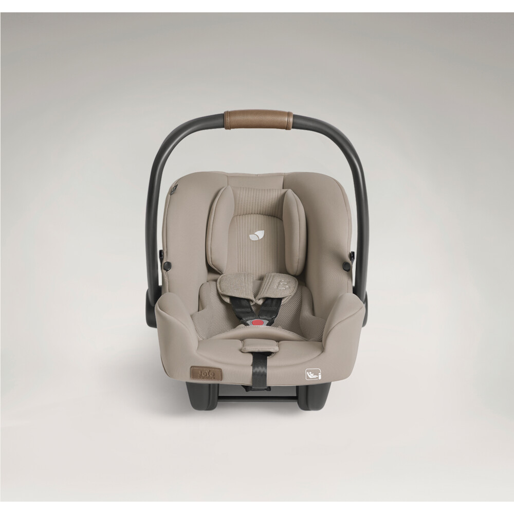 Scoica auto Joie i-Starter cu tetiera reglabila, 40-75 cm, Sandstone, certificata R129