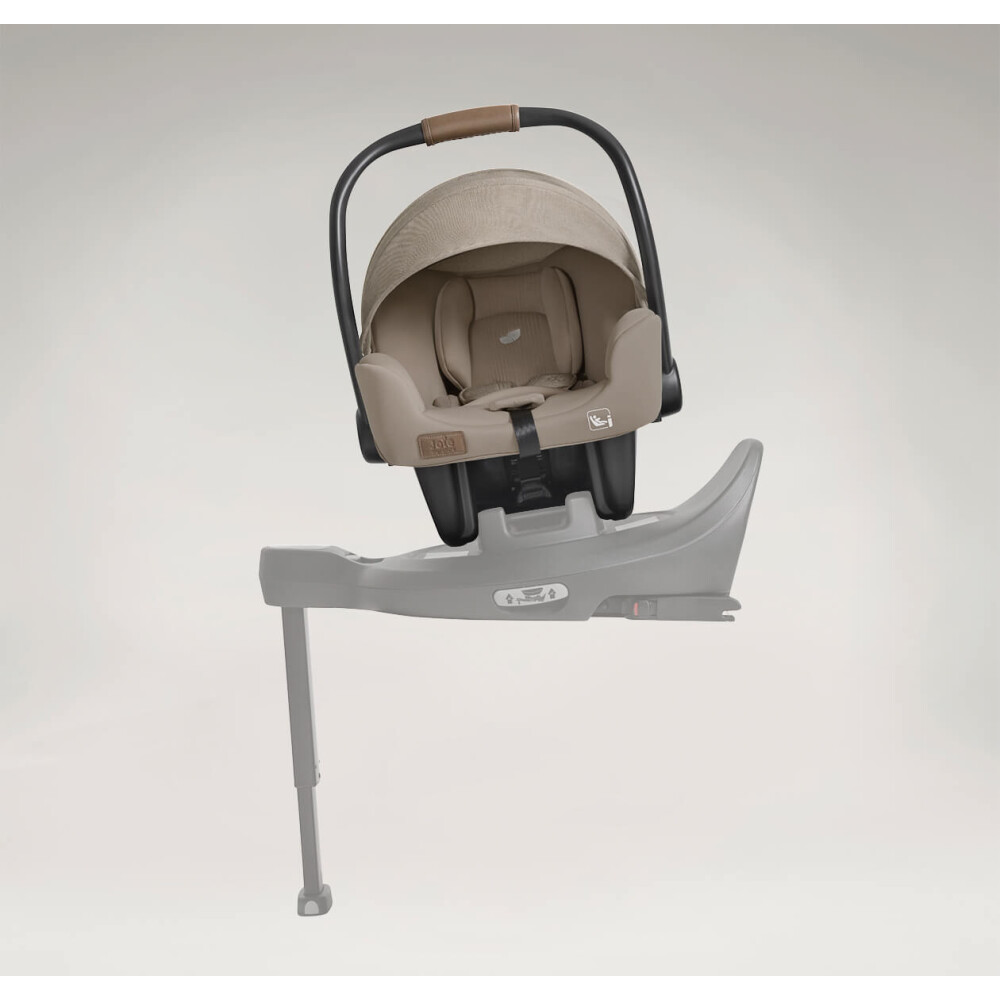 Scoica auto Joie i-Starter cu tetiera reglabila, 40-75 cm, Sandstone, certificata R129