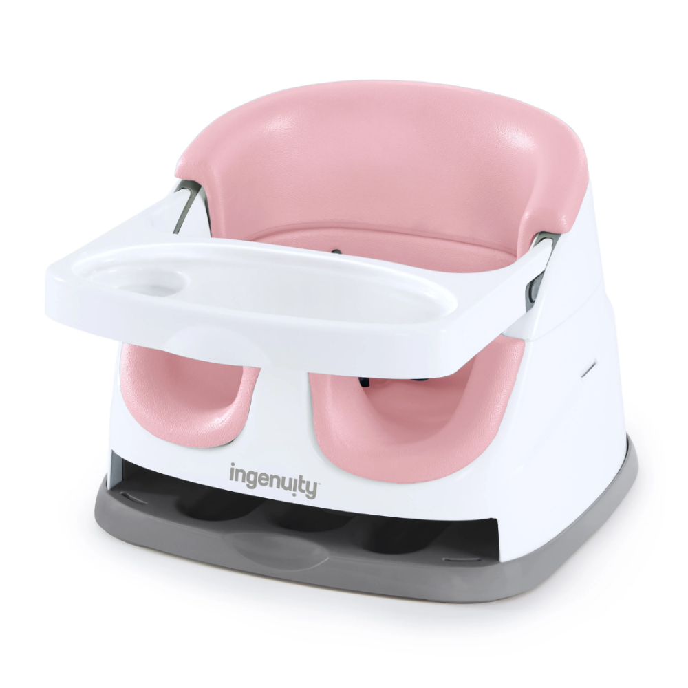 Scaun de masa 2 in 1 Ingenuity Pink Peony