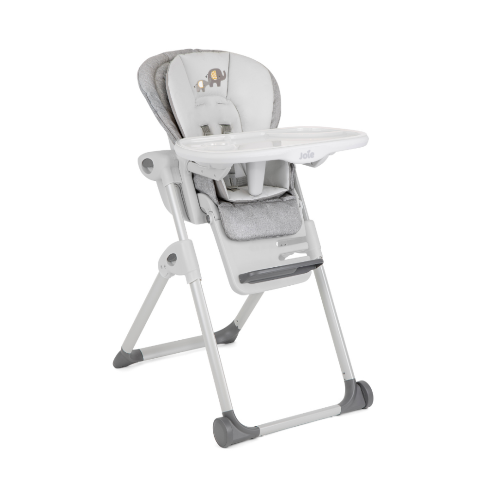 Scaun de masa pentru copii cu utilizare de la nastere, Joie Mimzy Recline, Elephant Duo
