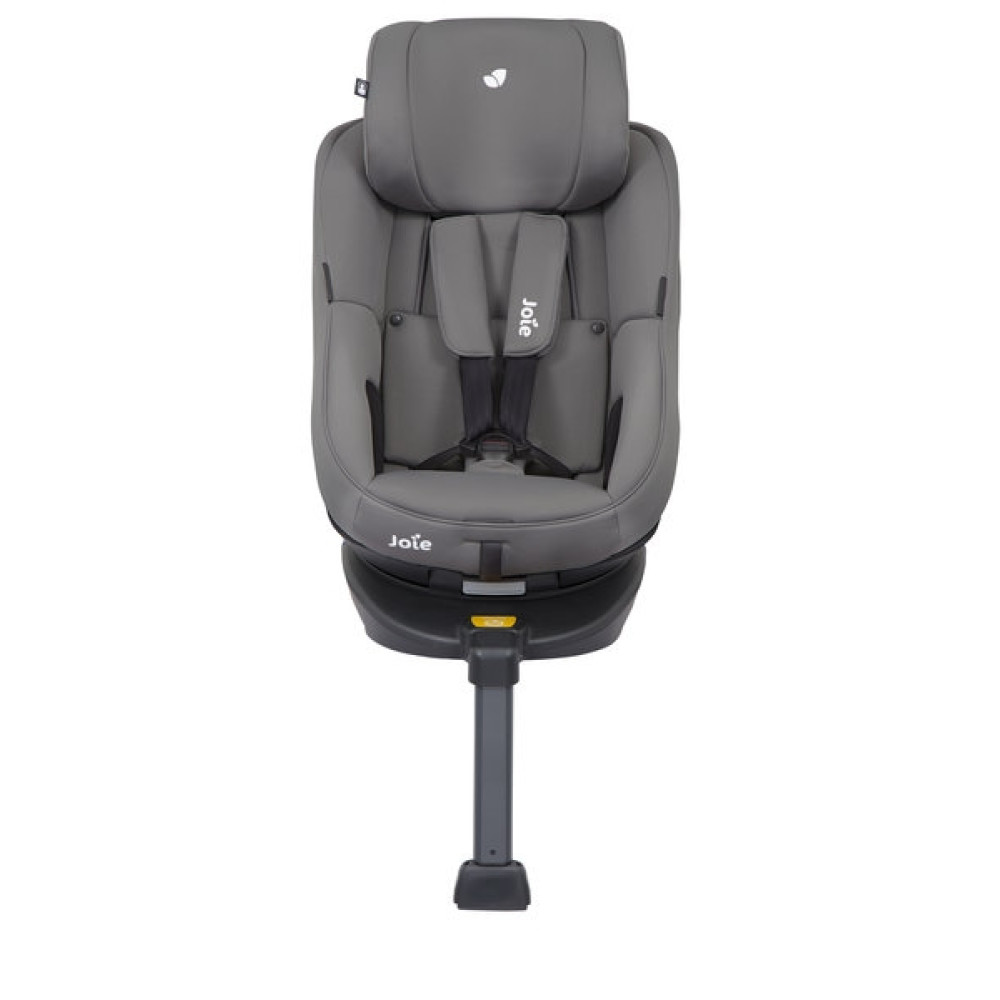 Scaun auto pentru copii Rotativ cu Isofix Joie Spin 360° Gray Flannel, 0-18 kg