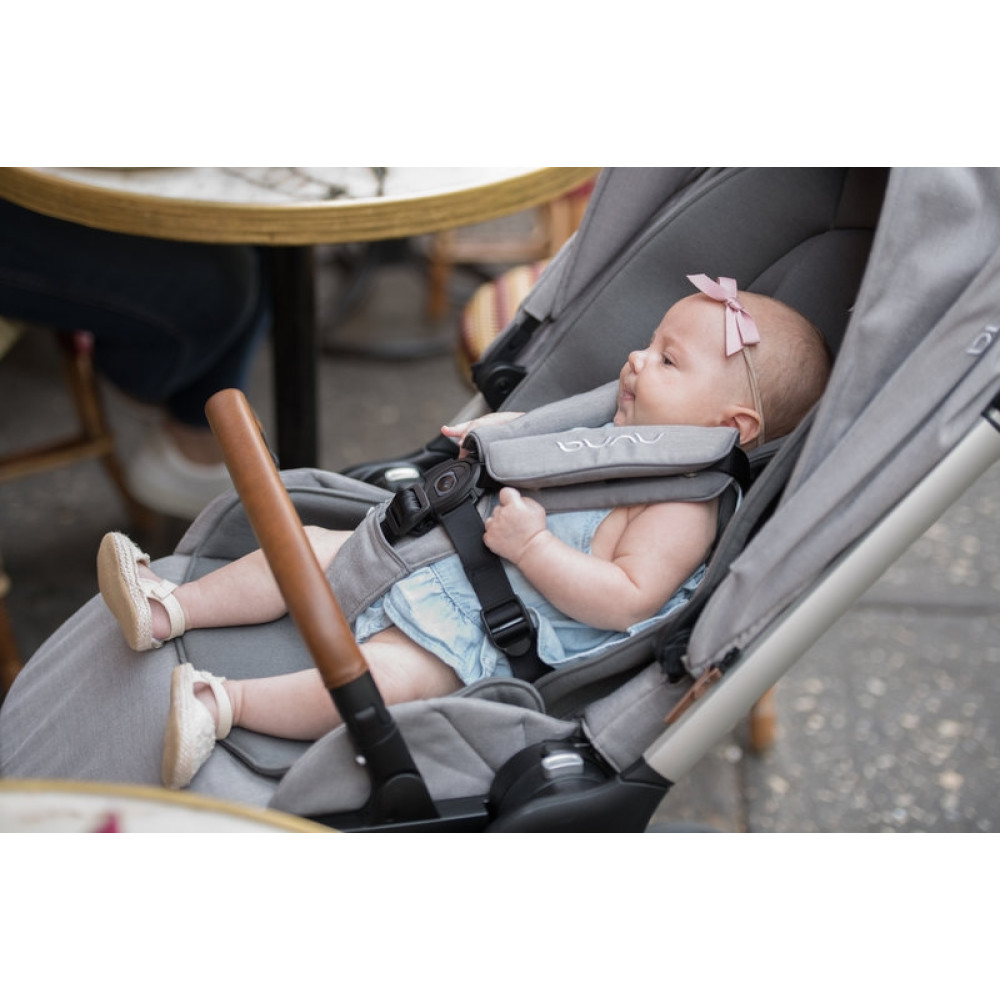Carucior compact pentru copii Nuna TRIV, Caviar
