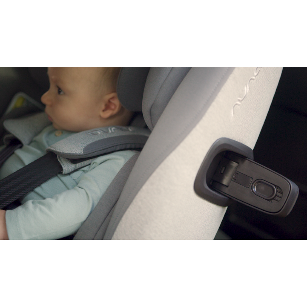 Scaun auto pentru copii Nuna i-Size PRYM Caviar, 40 - 105 cm, testat ADAC si testat Suplimentar la impact lateral, frontal si din spate