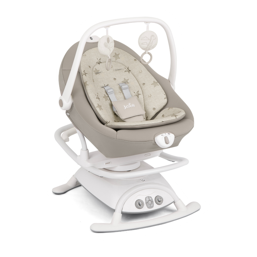 Joie - Leagan si balansoar rotativ Sansa 2 in 1, Cosmo Tan