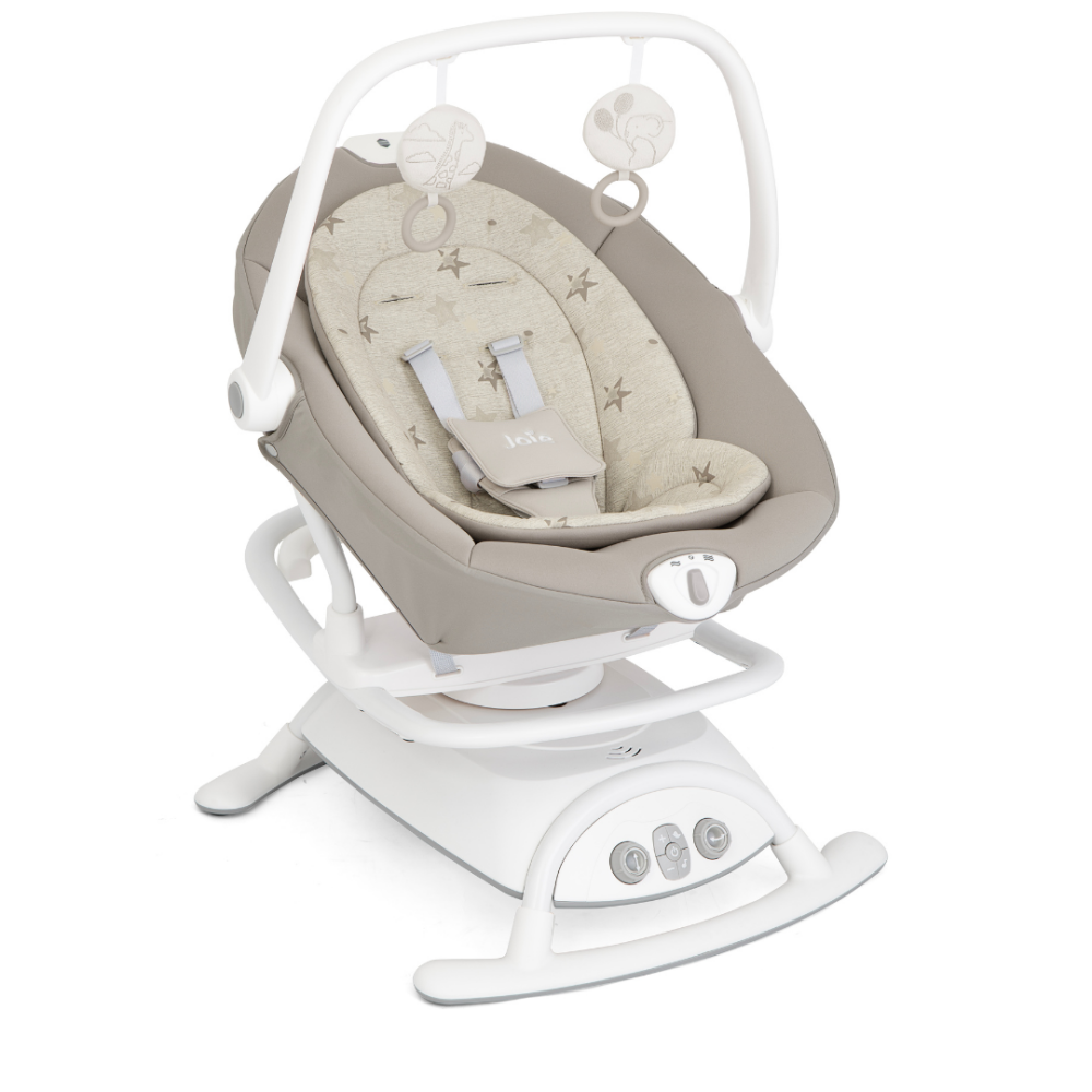 Joie - Leagan si balansoar rotativ Sansa 2 in 1, Cosmo Tan