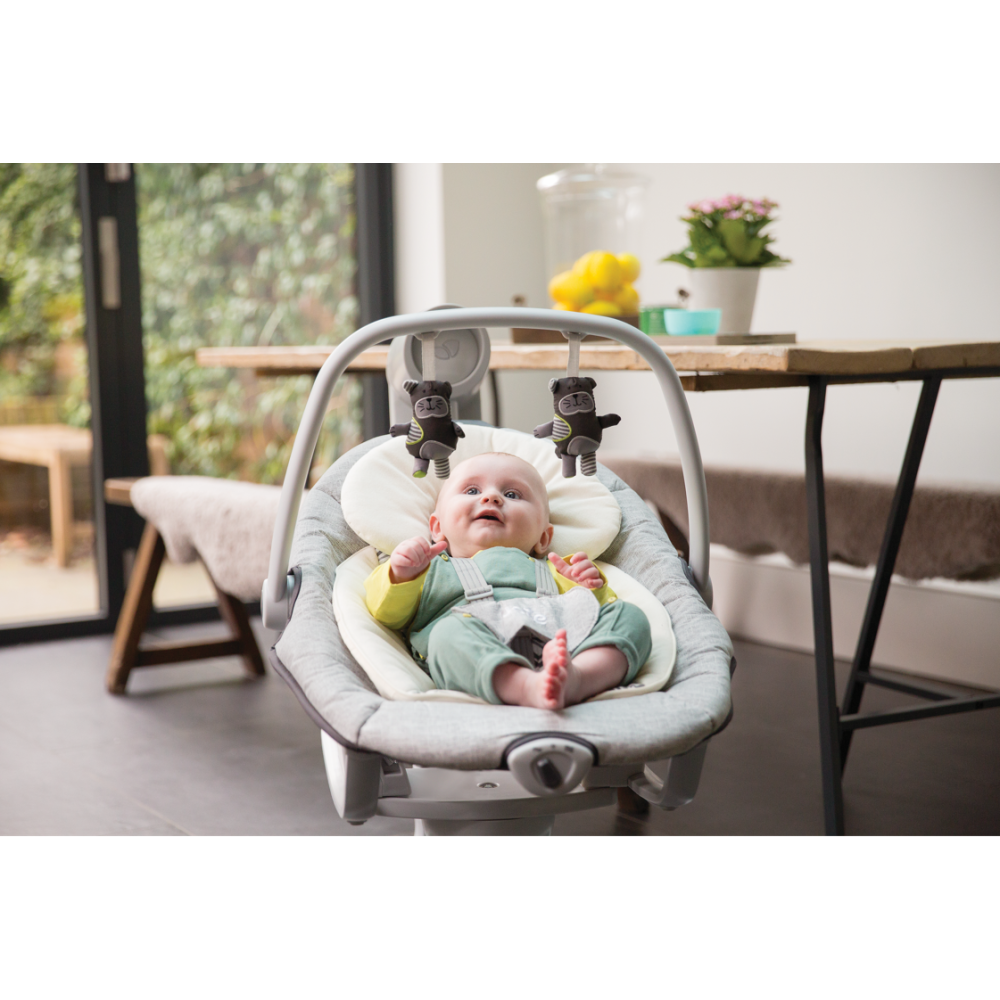 Leagan si balansoar rotativ pentru copii Joie Serina 2 in 1, Tile