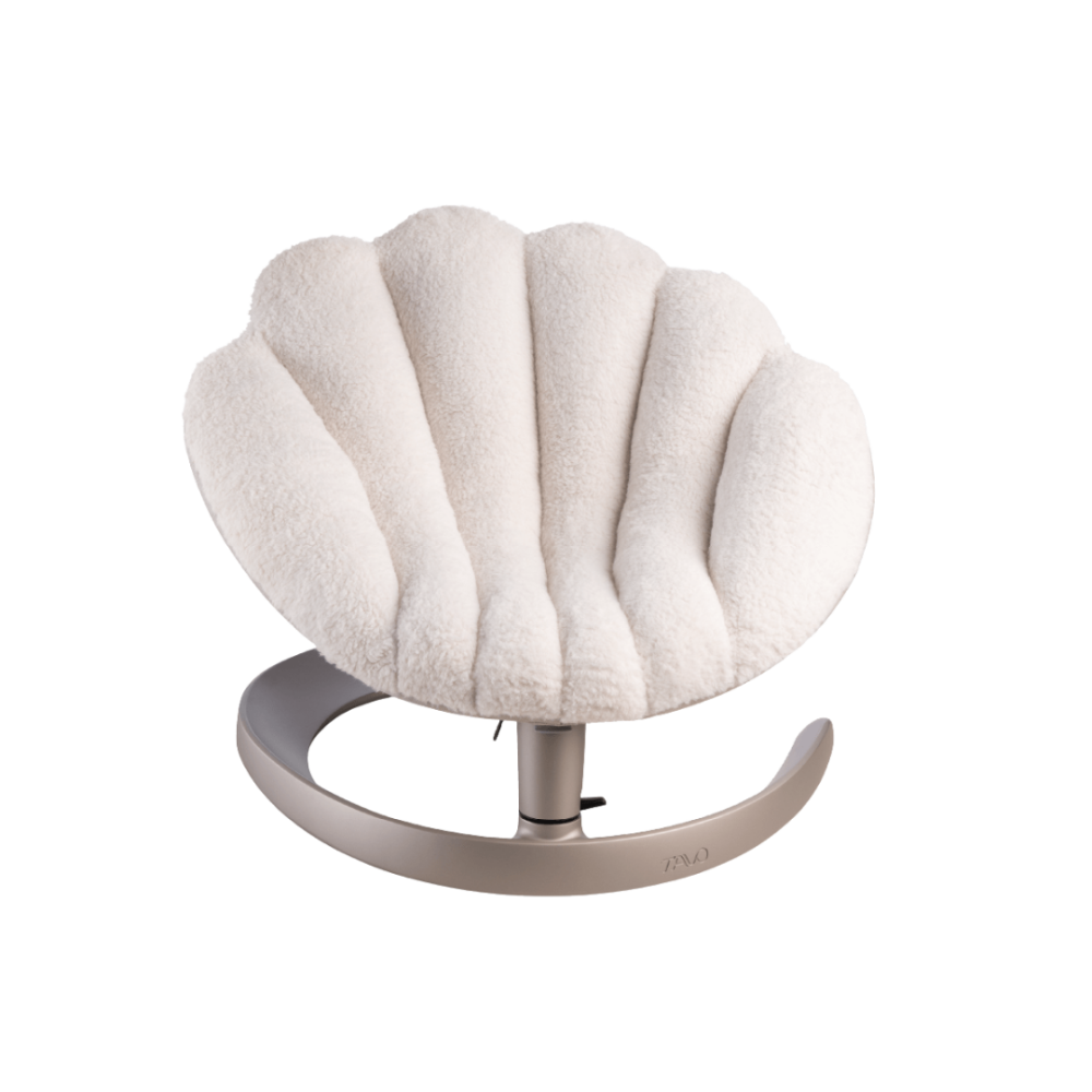 Pat si balansoar premium pentru animale de companie Tavo Shell, Latte