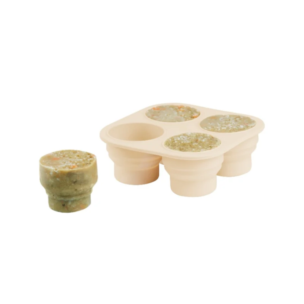 Set recipiente Babymoov din silicon si feeder pentru bebelusi