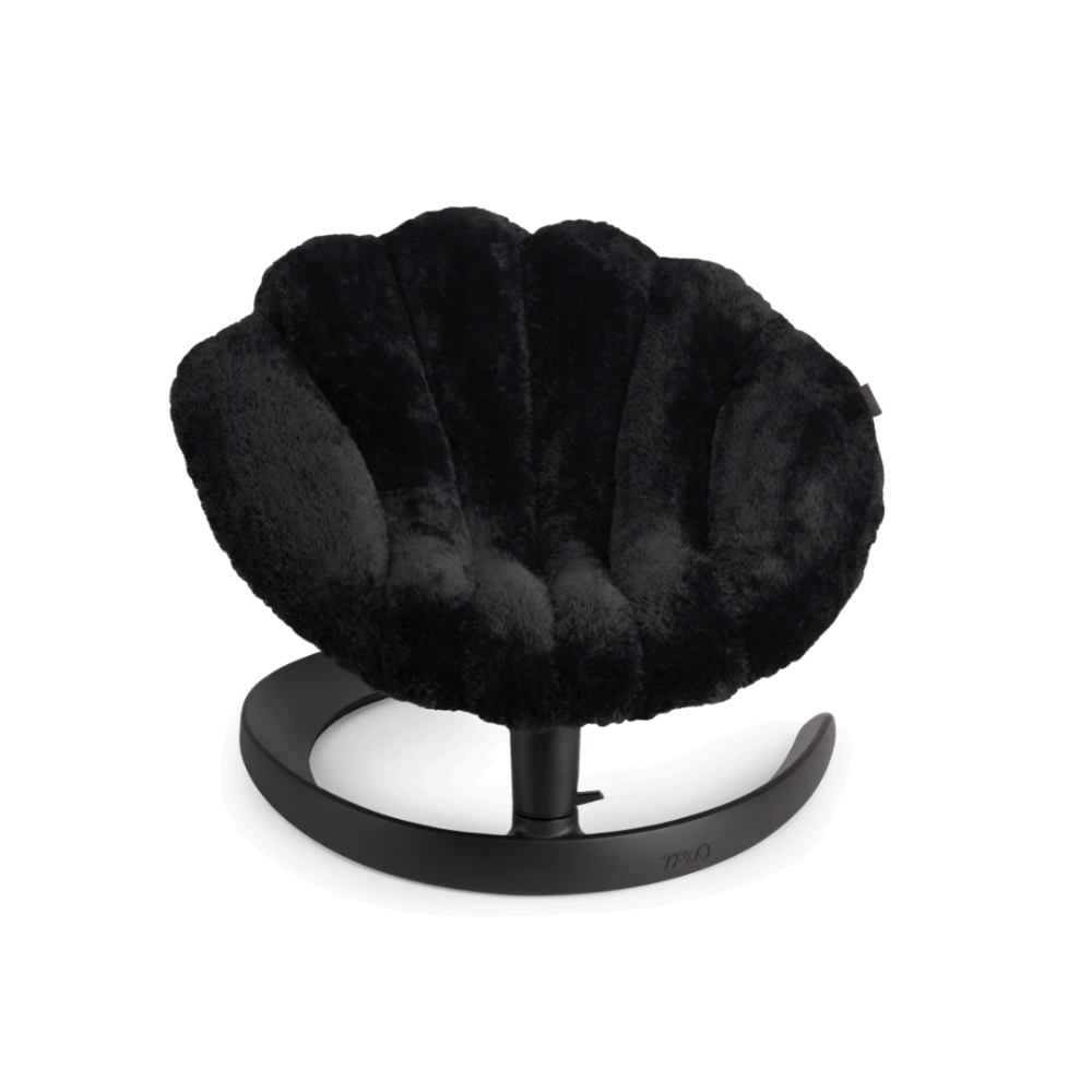 Pat si balansoar premium pentru animale de companie Tavo Shell, Onyx