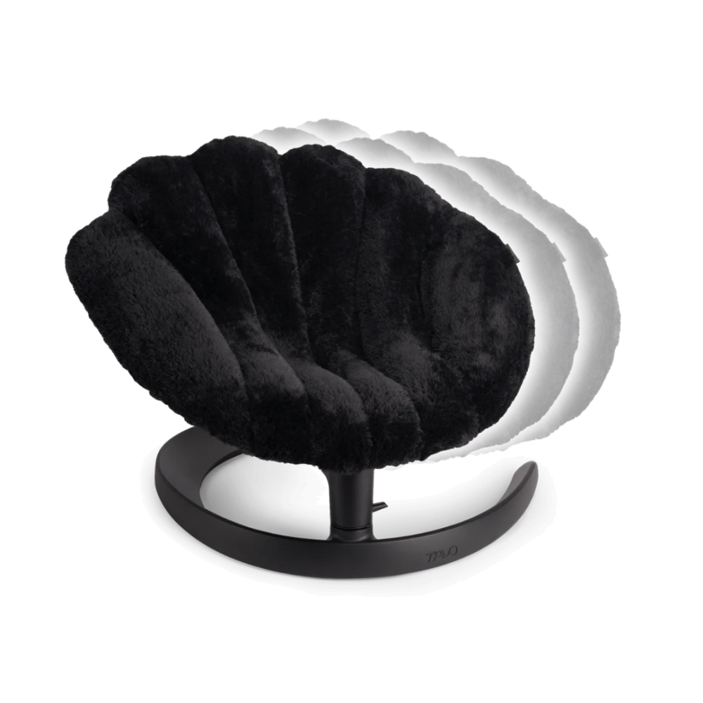 Pat si balansoar premium pentru animale de companie Tavo Shell, Onyx