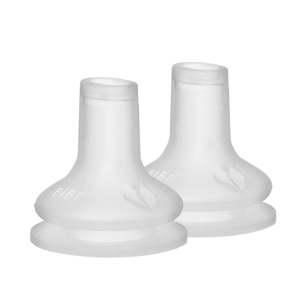 Set 2 tetine BIBS din silicon pentru biberon tip Sippy Cup