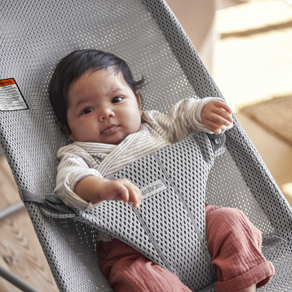 Balansoar Baby Bjorn Bliss Grey, Mesh