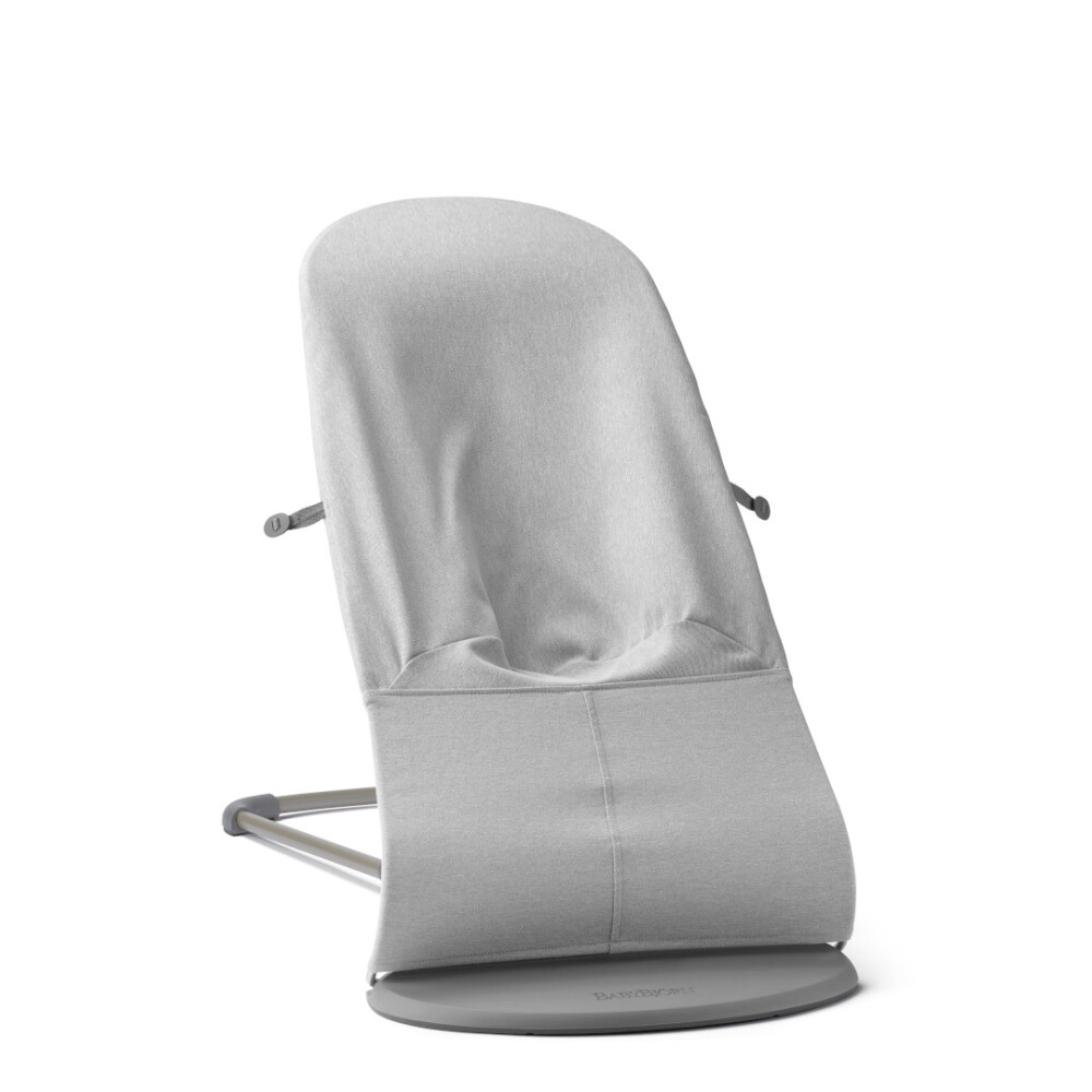 Balansoar din tesatura melange cu aspect Clasic pentru copii Baby Bjorn Bliss, Light Grey