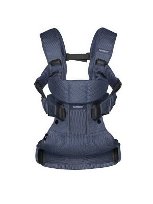 BabyBjorn - Marsupiu anatomic One Air - Navy Blue, 3D Mesh