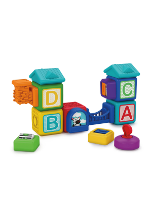 Baby Einstein - Blocuri magnetice de activitati, "Bridge & Learn" din 15 piese