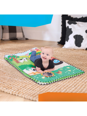 Centru de activitati Baby Einstein Farm Explorers Busy Barnyard Grow With Me