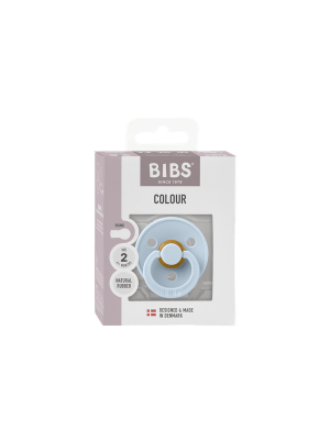 BIBS - Suzeta Colour Latex, tetina rotunda, 6+ luni, ambalaj premium