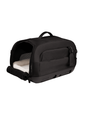 Sistem de transport si protectie Avion/Auto pentru Animale de Companie tip geanta Tavo Dupree I cu sistem de prindere Isofix, Onyx