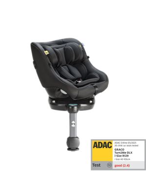 Scaun auto Graco Turn2Me 360° DLX Midnight, 40-105 cm, certificata R129 si testat ADAC