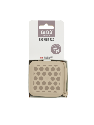 Cutie multifunctionala pentru depozitare suzete, BIBS Studio Collection Polka Dots Mega Vanilla Dark Oak