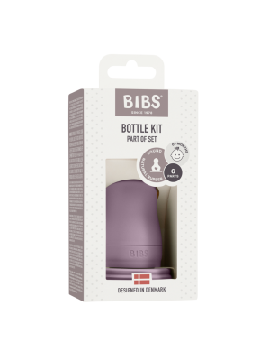 BIBS - Kit pentru set complet biberon din sticla anticolici, Mauve