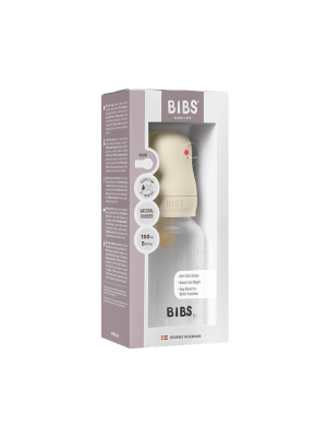BIBS - Set complet biberon anticolici PP fara BPA, 150 ml, Latex, Ivory