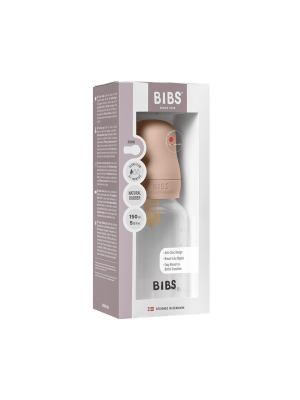 BIBS - Set complet biberon anticolici PP fara BPA, 150 ml, Latex, Blush