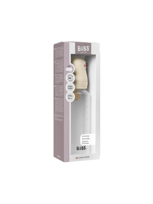BIBS - Set complet biberon anticolici PP fara BPA, 270 ml, Latex, Ivory