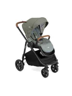 Carucior pentru copii multifunctional 3 in 1 Joie Versatrax E Dark Green (Carucior Versatrax E + Landou Ramble + scoica i-Snug)