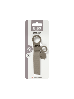 Lantisor clip BIBS Loop pentru suzeta, Dark Oak