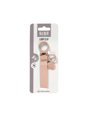 Lantisor clip BIBS Loop pentru suzeta, Blush