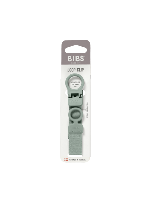 Lantisor clip BIBS Loop pentru suzeta, Sage