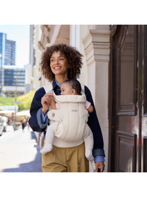 Marsupiu ergonomic Baby Bjorn Baby Carrier Hold, Cream, Airy Mesh