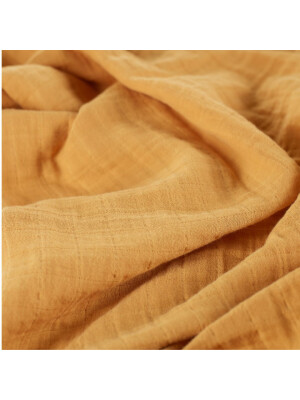 Muselina multifunctionala din bumbac 100% organic, ONINO HUG.me, Honey Gold, x1 bucata, 120 x 120 cm, certificata GOTS