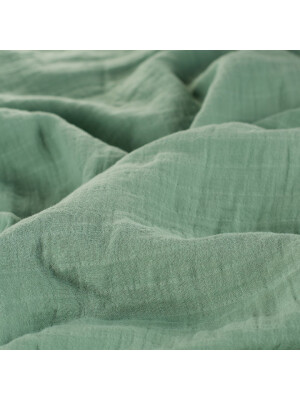  Muselina multifunctionala din bumbac 100% organic, ONINO HUG.me, Serene Green, x1 bucata, 120 x 120 cm, certificata GOTS
